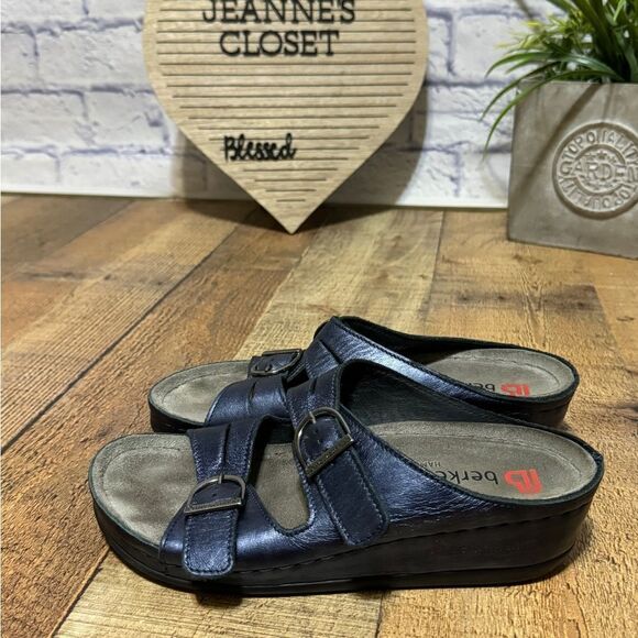 Berkemann sandals metallic blue Germany - Picture 9 of 10